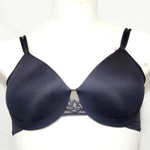 40C‎ Lilyette 472 Spa Collection Tailored Minimizer Bra Black  New with Tags